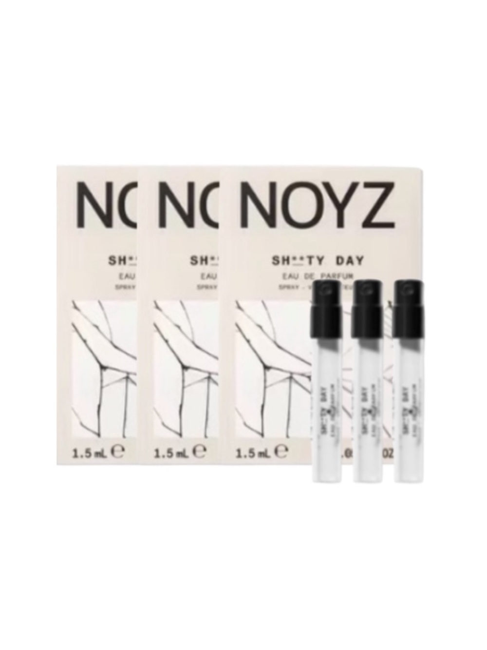 NOYZ SH**TY DAY EDP 3 Pc. Sample Set - .05 oz ea. NEW ON CARD